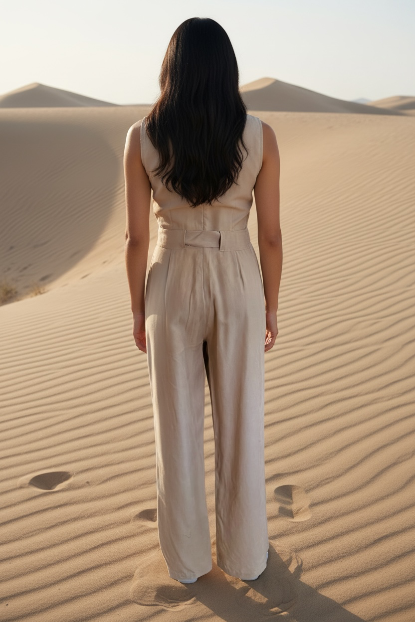 BCBG MaxAzaria Belted Jumpsuit