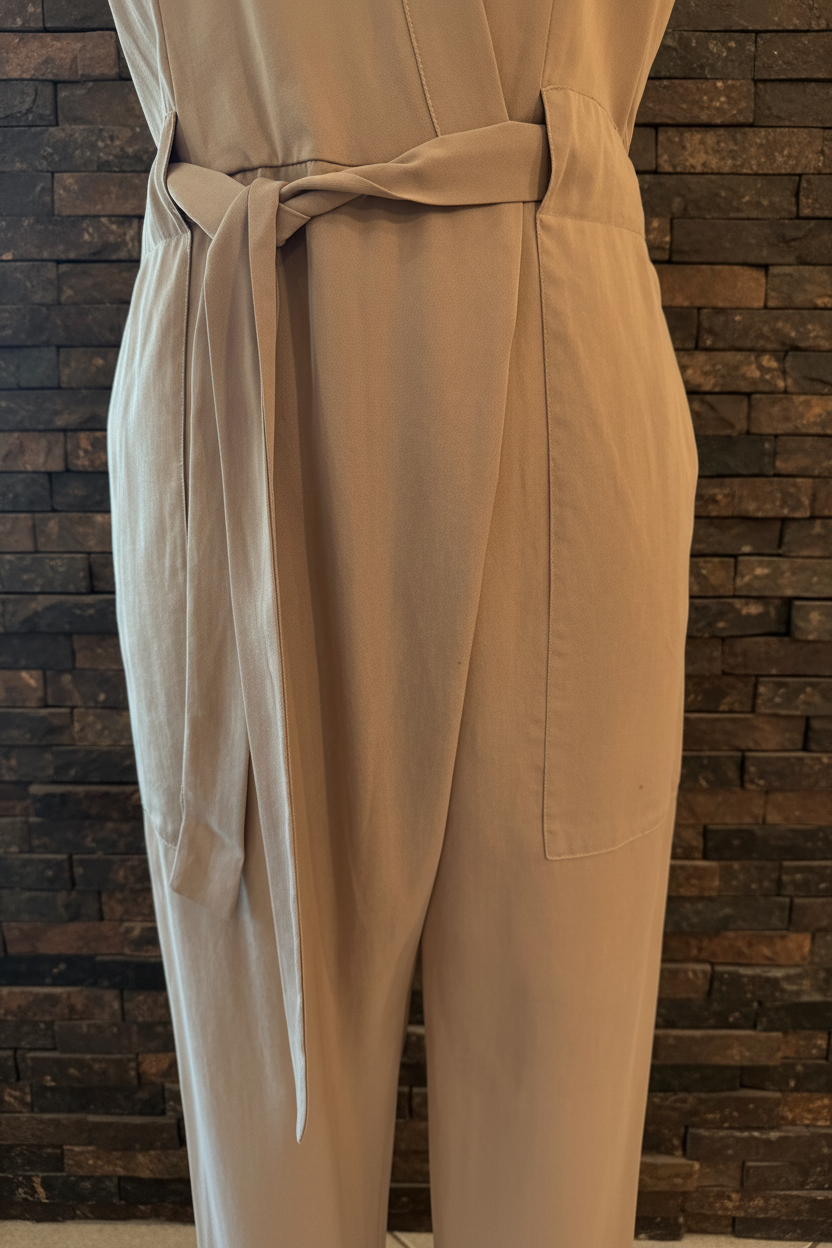 BCBG MaxAzaria Belted Jumpsuit