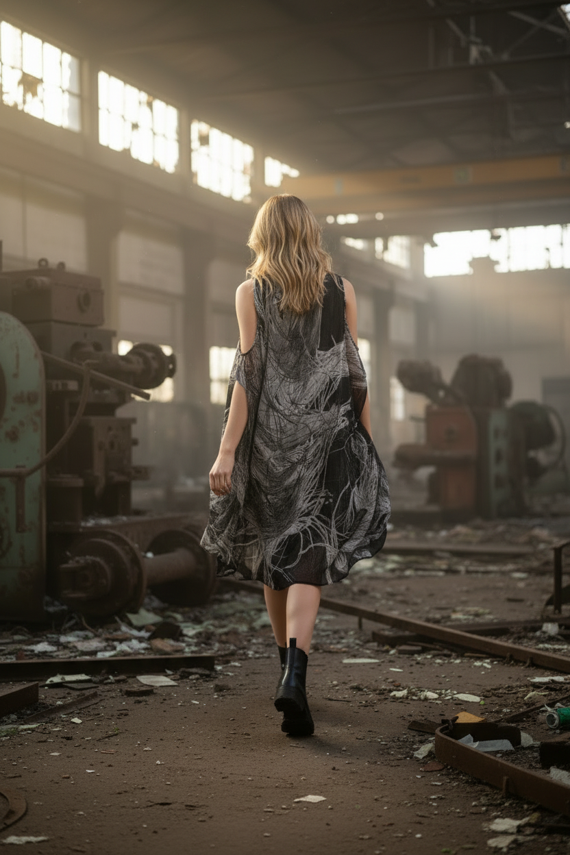 Ronan Chen Stormy Dress