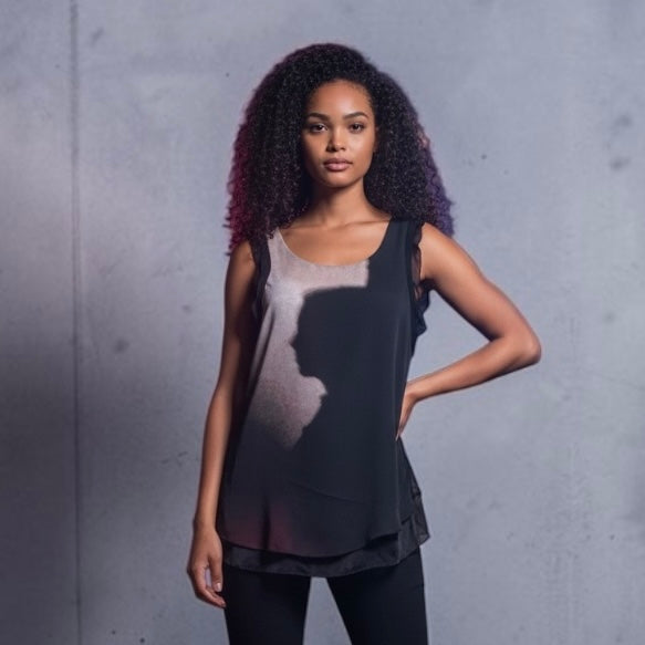 Iris Flutter sleeve Tank