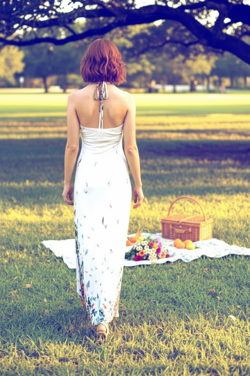 Flowers & Crochet Summerdress