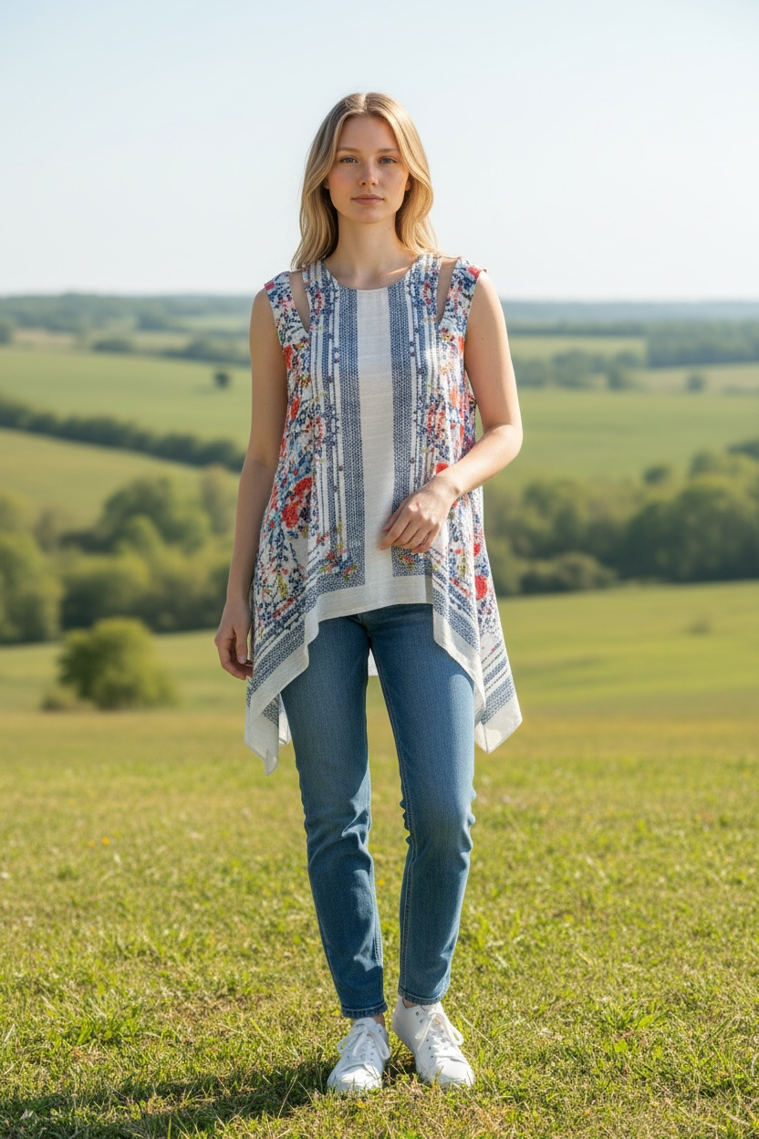 Meadow Breeze Handkerchief Tunic