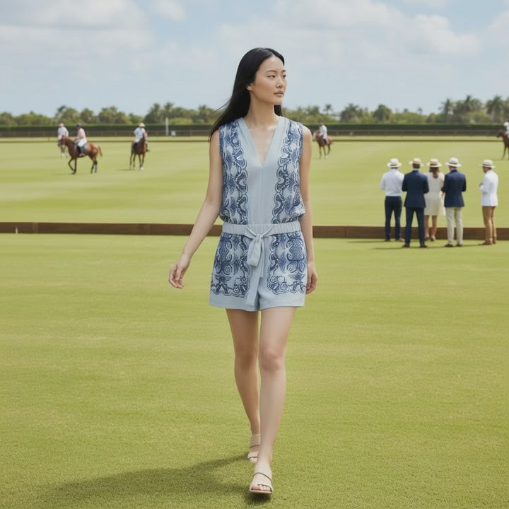 BCBGMaxAzaria "Vance" Romper-1
